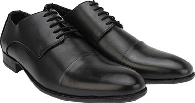 Brigit Derby Shoes Black Lace Up