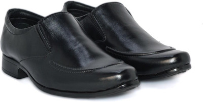 

Alberto Calza Genuine Leather Corporate Casual Slip On For Men(Black