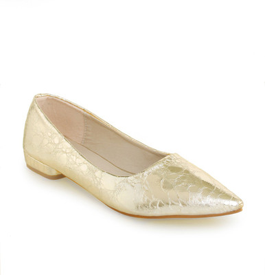 

Shuz Touch Slip On Shoes For Women(Gold, Golden