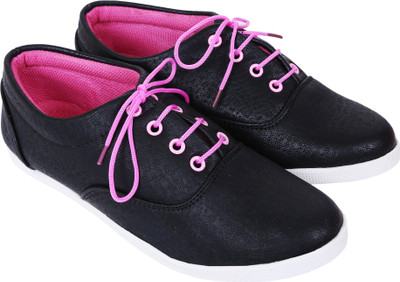 

Footshez Casuals For Women(Black, Pink