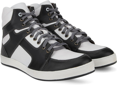 

FootIn by Bata Mid Ankle Sneakers For Men(Black
