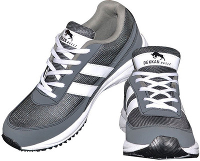 

Dekkam Bullz Marathon Running Shoes For Men(Grey)