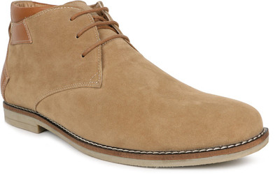 

Escaro Men's Casual Boots For Men(Beige