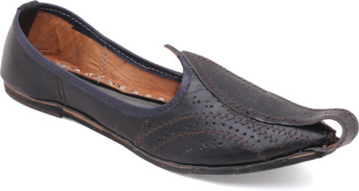 

Paduki Ethnic Footwear Mojaris For Men(Black