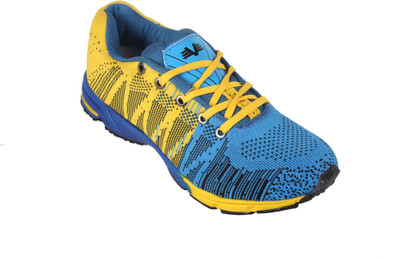 

Vijayanti V-Knit Knitted Running Shoes For Men(Blue, Yellow, Royal blue yellow