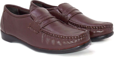 

Alberto Calza Leather Softouch Trumuk Slip On For Men(Brown
