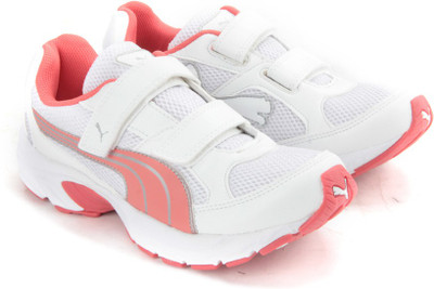 

Puma Axis Velcro Wn`s DP Running Shoes For Women(Pink, White, White-fuchsia pink