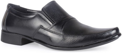 

Leather King Finlay Black Slip On For Men(Black