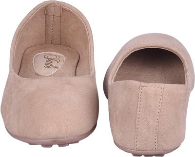 

Jade Suede Bellies Bellies For Women(Beige), Apricot