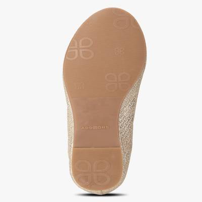 Addons Woven textured ballerina Bellies