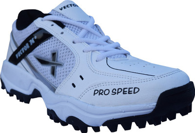Vector X Pro Speed Cricket Shoes For Men(White, Black), 01;white