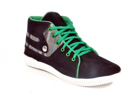 

Big Wing Appealing Black & Green Ankle Length Sneakers For Men(Black, Green)