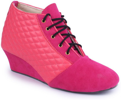 

Sindhi Footwear Boots Boots For Women(Pink