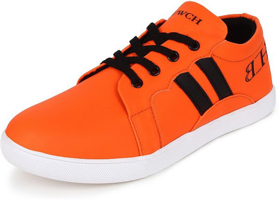 

BUWCH Buwch Casual Shoes Orange Color For Men And Boys Casuals For Men(Orange