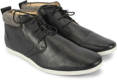 

Knotty Derby Knicker Chukka Boot Boots For Men(Black, Black+grey