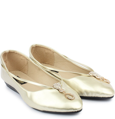 

Shoetopia Bellies For Women(Gold
