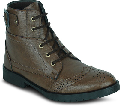 

Kielz Gents Footwear Boots For Men(Tan