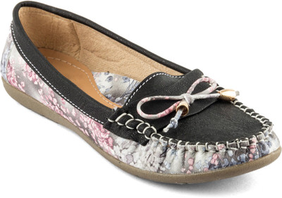 

Tashi Stylish Black Loafers For Women(Black