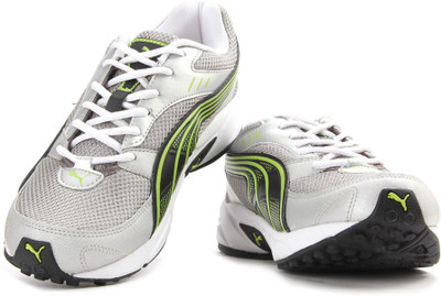 

Puma Pluto-DP Men Running Shoes For Men(Black, Green, Silver, Puma;silver;limepunch