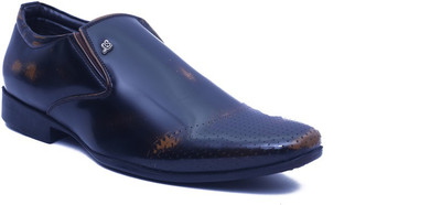

Floxtar Black Formal Shoes Slip On For Men(Black