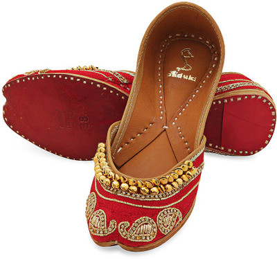

Paduki Ethnic Footwear Jutis For Women(Red