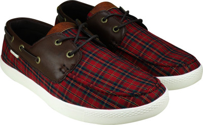

U.S. Polo Assn Boat Shoes For Men(Multicolor, Red