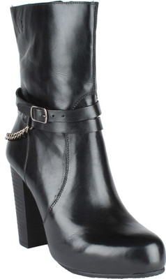 

Salt N Pepper 14-546 Rebacca Black Boots Boots For Women(Black
