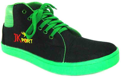 

JK Port Mens Casual Synthetic With Extra Comforts Casual Shoes For Men(Black)