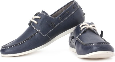 

Steve Madden M-Gamer Boat Shoes For Men(Navy, White, Navy thatched