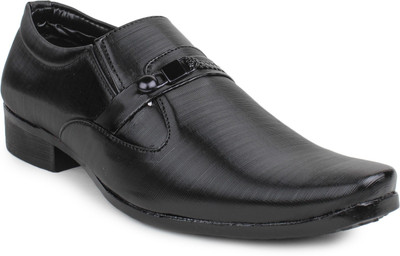 

11e Frml-4018-Black Slip On Shoes For Men(Black)