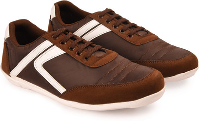 

Andrew Scott Men's Coffee Synthetic Casuals For Men(Multicolor