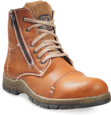 

ADYBird Stylish Terracotta Boots For Men(Tan)
