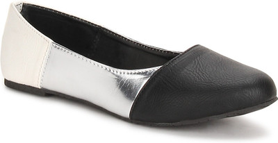 Chalk Studio Trident - Onyx Black & Silver - Ballerinas Bellies For Women(Black