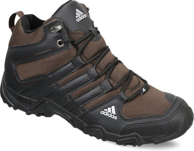 

ADIDAS AZTOR HIKER MID Mid Ankle Outdoor Shoes For Men(Black, Brown, Reabrn/presil/black