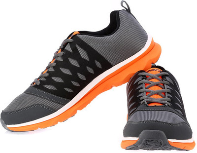 Sparx Trendy Grey Orange Running Shoes For Men(Grey, Orange