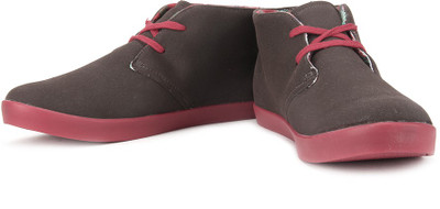 

Lotto Seventy Mid Ankle Sneakers For Men(Brown, Red, Fondant;cardinal