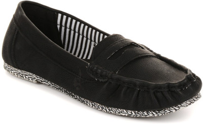 

Flat n Heels Loafers For Women(Black)