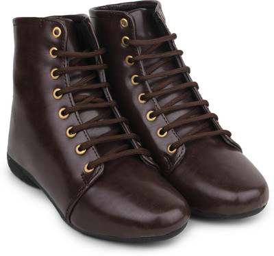 

Do Bhai Ankle-Boot-Brown Boots For Women(Brown