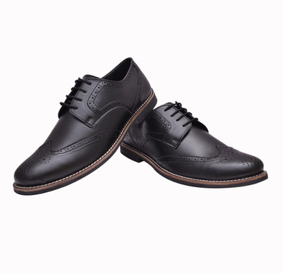 

Bxxy British Brogue Lace Up Shoe For Men(Black