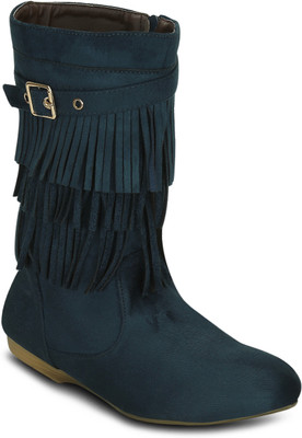 

Get Glamr AMANDA Boots For Women(Blue