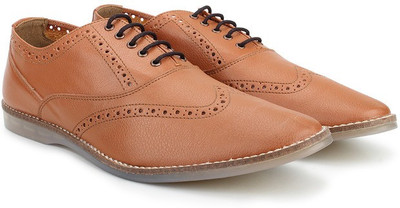 

Knotty Derby Ollivander Brogue Corporate Casuals For Men(Brown, Black, Tan