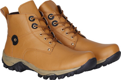 

Kraasa Long Bikers Boots For Men(Tan