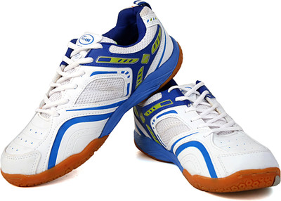 

Proase Badminton Shoes For Men(White, Blue