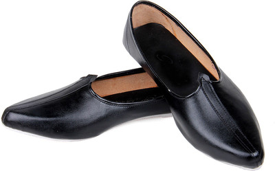 

Goyal Black Jalsa Mojaris For Men(Black