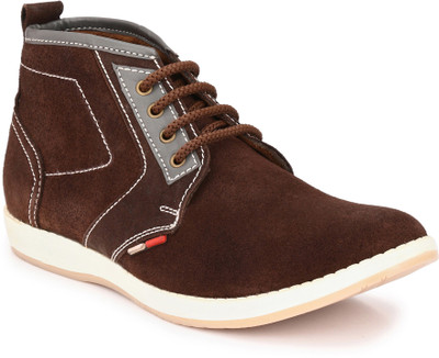 

John Karsun Leather Boots For Men(Brown)