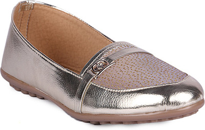 

DJH Loafers For Women(Gold