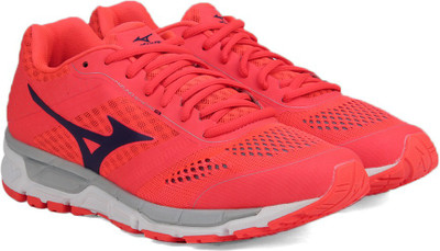 

Mizuno R643B61 MIZUNO SYNCHRO MX (W) Running Shoes For Women(Pink, Firery coral/mulberry purple/high-rise