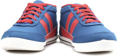 

Globalite Cruizer High Ankle Sneakers For Men(Blue, Red