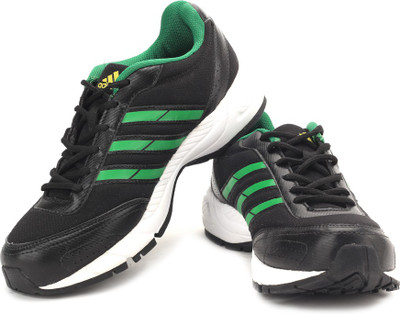 

ADIDAS Running Shoes For Men(Black, Green, White, Black/fairwa/vivyel