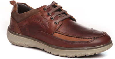 

Pavers England Genuine Leather Corporate Casual For Men(Brown